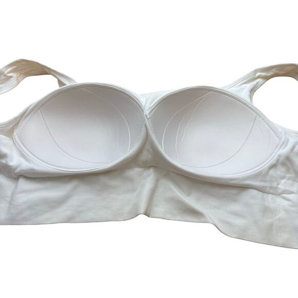 Shapermint Truekind XXL White Enhanced Comfort Wireless Shaper Bra 10023 - Picture 4 of 8